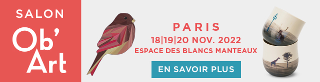Le salon Ob’Art Paris est un salon d’objets de créateurs qui a lieu chaque année depuis 21 ans en plein cœur du Marais à l’Espace des Blancs Manteaux.
