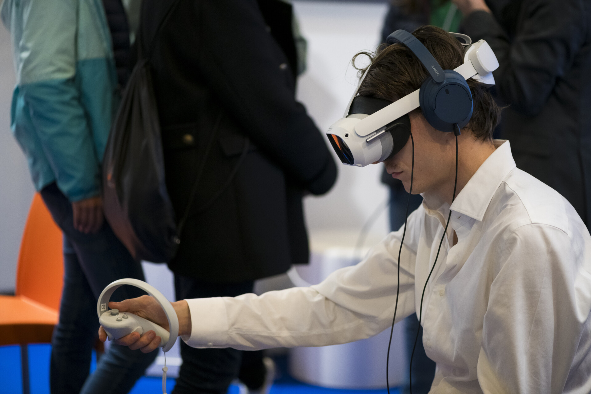 Utilisation de la réalité virtuelle lors du salon international du Patrimoine Culture au Carrousel du Louvre